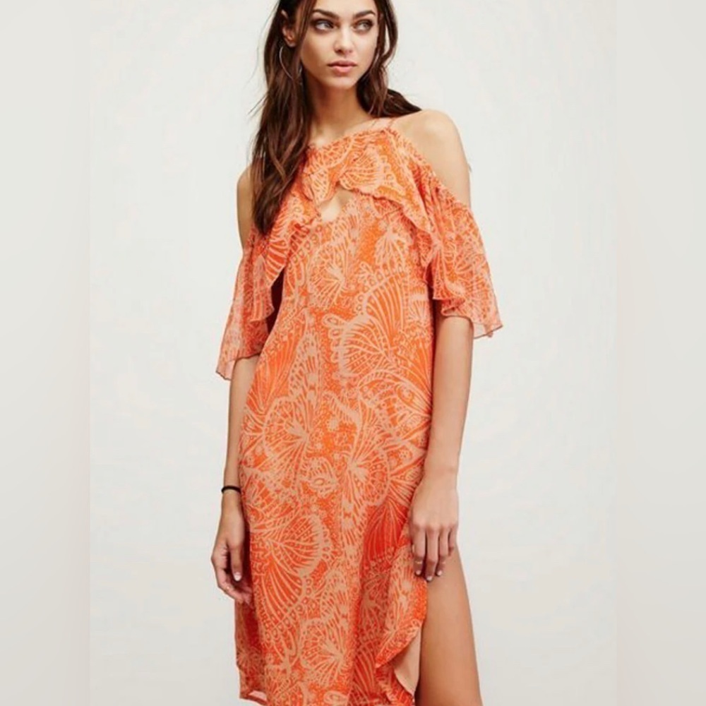 Free People Wild and Free Butterfly Tunic Dress